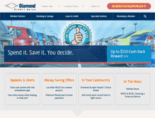 Tablet Screenshot of diamondcu.org
